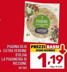 La Piadineria Di Riccione - Piadina Olio Extra Vergine D'Oliva