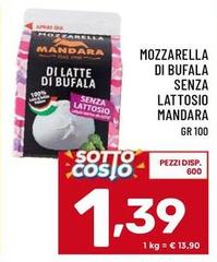 Mandara - Mozzarella Di Bufala Senza Lattosio