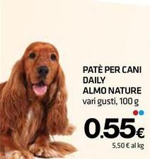 Almo Nature - Patè Per Cani Daily
