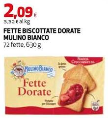 Mulino Bianco - Fette Biscottate Dorate