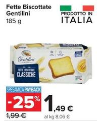 Gentilini - Fette Biscottate