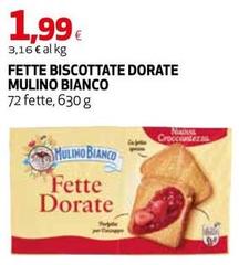 Mulino Bianco - Fette Biscottate Dorate