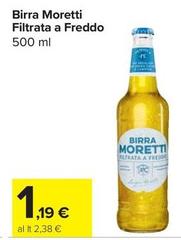 Moretti - Birra Filtrata A Freddo