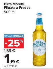 Moretti - Birra Filtrata A Freddo