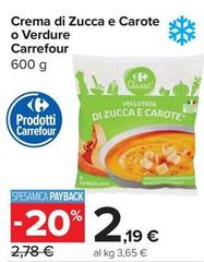 Carrefour - Crema Di Zucca E Carote O Verdure