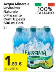 Levissima - Acqua Minerale Naturale O Frizzante