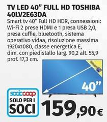 Toshiba - Tv Led 40