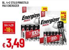 Energizer - Bl. 4+2 Stilo/Ministilo Max