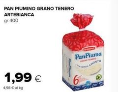 Artebianca - Pan Piumino Grano Tenero