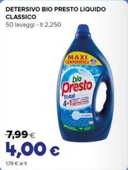 Bio - Detersivo  Presto Liquido Classico