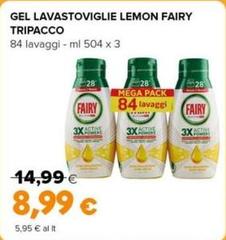Fairy - Gel Lavastoviglie Lemon