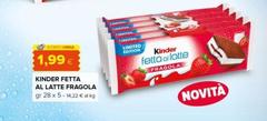 Ferrero - Kinder-fetta Al Latte Fragola