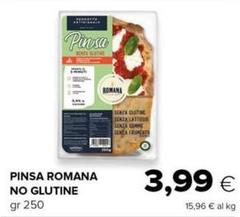 Pinsa -  Romana No Glutine