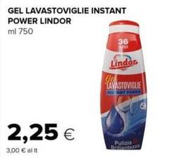 Lindor - Gel Lavastoviglie Instant Power