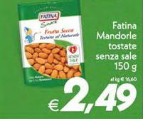 Fatina -  Mandorle Tostate Senza Sale