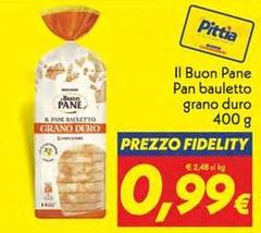 Il Buon Pane - Pane Pan Bauletto Grano Duro