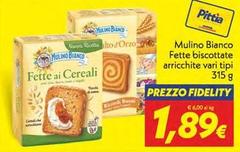 Mulino Bianco - Fette Biscottate Arricchite