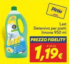 Last - Detersivo Per Piatti Limone