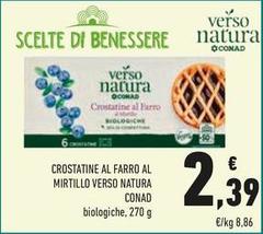 Benessere - Crostatine Al Farro Al Mirtillo Verso Natura