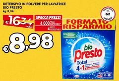 Bio Presto - Detersivo In Polvere Per Lavatrice