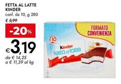 Kinder - Fetta Al Latte