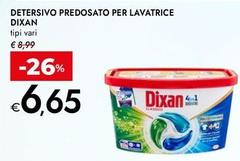 Dixan - Detersivo Predosato Per Lavatrice