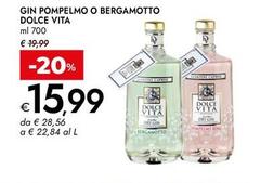Dolce Vita - Gin Pompelmo O Bergamotto