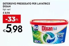 Dixan - Detersivo Predosato Per Lavatrice