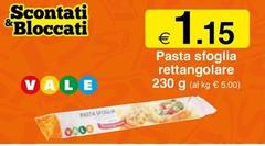 Vale - Pasta Sfoglia Rettangolare
