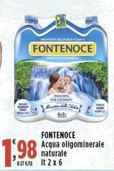Fontenoce - Acqua Oligominerale Naturale