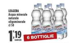 Leggera - Acqua Minerale Naturale Oligominerale