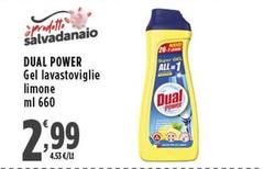 Dual Power - Gel Lavastoviglie Limone