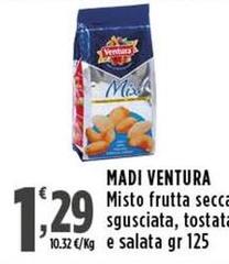 Madi Ventura - Misto Frutta Secca Sgusciata, Tostata E Salata