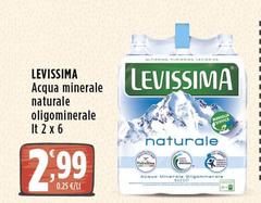 Levissima - Acqua Minerale Naturale Oligominerale