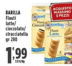 Barilla - Flauti Latte/ Cioccolato/Stracciatella