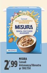 Misura - Cereali Dolcesenza