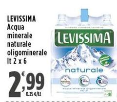 Levissima - Acqua Minerale Naturale Oligominerale