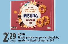 Misura - Biscotti Protein Con Gocce Di Cioccolato