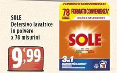 Sole - Detersivo Lavatrice In Polvere 