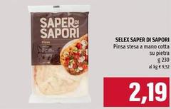 Saper di sapori - Pinsa Stesa A Mano Cotta Su Pietra