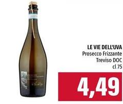 Le vie dell'uva - Prosecco Frizzante Treviso DOC