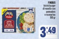 Findus - Bistrô Burger Di Nasello Con Pomodoro E Rosmarino