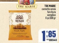 Tre Marie - Cometto Senza Farcitura Semplice