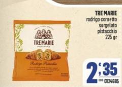 Tre Marie - Rodrigo Cornetto Surgelato Pistacchio