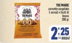 Tre Marie - Cornetto Surgelato 5 Cereali E Frutti Di Bosco