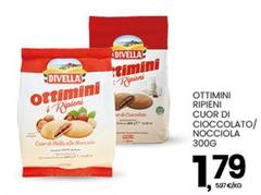 Divella - Ottimini Ripieni Cuor Di Cioccolato/Nocciola