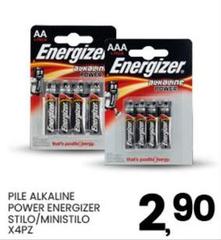 Energizer - Pile Alkaline Power Stilo/Ministilo