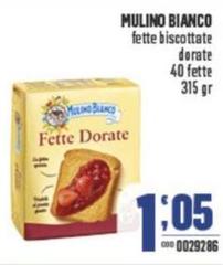 Mulino Bianco - Fette Biscottate Dorate