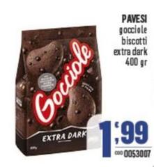 Pavesi - Gocciole Biscotti Extra Dark