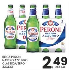 Peroni - Birra Nastro Azzurro Classica/Zero